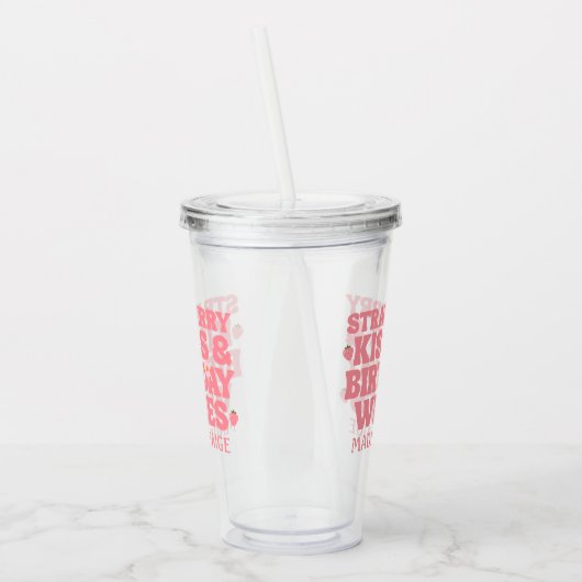 ストロベリーキス誕生日ウィズTシャツアクリル アクリルタンブラー (左)