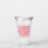 ストロベリーキス誕生日ウィズTシャツアクリル アクリルタンブラー (裏面)