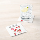 ストロベリーキッチン新夏フルーツドリンクマット ペーパーコースター (インサイチュ)