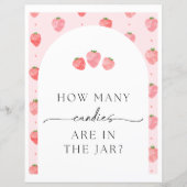 ストロベリーキャンディーズパーティー標識 (正面)