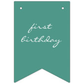 ストロベリーキュブベイリーベリーファースト誕生日 バンティングフラッグ (第2の旗)