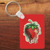 ストロベリーキーチェーン キーホルダー (正面)