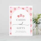 ストロベリーギフトのサイン |いちごサイン (スタンド正面)