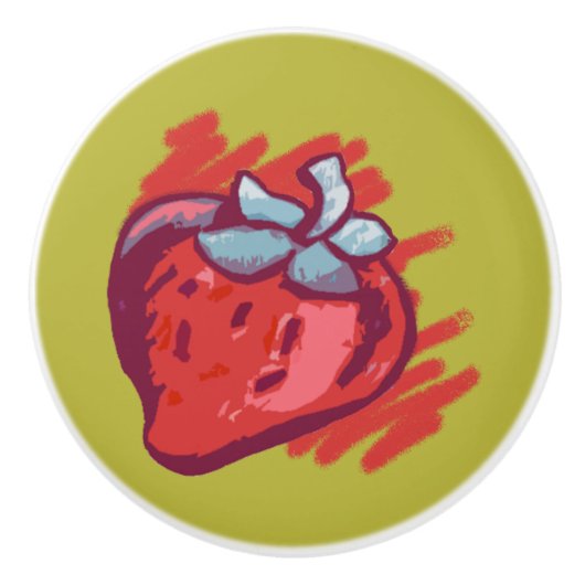 ストロベリーギフト セラミックノブ (正面)