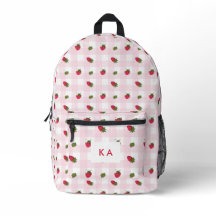 ストロベリーギンガム オーダーモノグラム ピンク かわいい