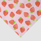 ストロベリークリームパターかわいらしン赤ピンク 薄葉紙 (詳細)