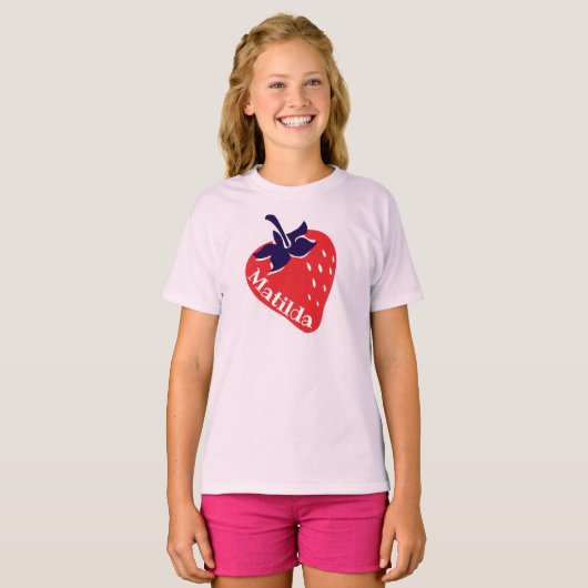 ストロベリーグラフィック名Tシャツ Tシャツ (正面フル)