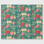 ストロベリーグリーン植物学 ラッピングペーパー (フラット)