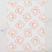 ストロベリーグレー文房具紙 (裏面)