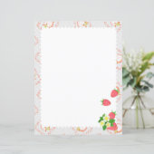 ストロベリーグレー文房具紙 (スタンド正面)