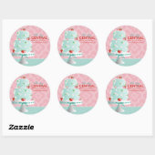 ストロベリーケーキのビジネスシール ラウンドシール (シート)