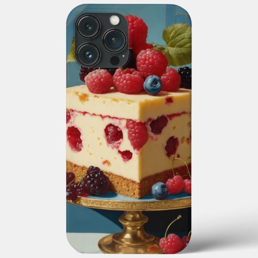 ストロベリーケーキデザインiPhone 13カバー Case-Mate iPhoneケース (裏面)