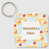 ストロベリーケーキ キーホルダー (正面)