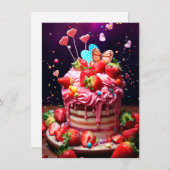 ストロベリーケーキ シーズンカード (正面/裏面)