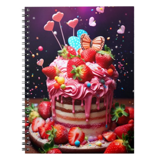 ストロベリーケーキ ノートブック (正面)