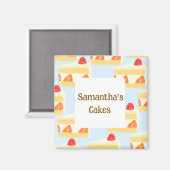 ストロベリーケーキ マグネット (正面/裏面)