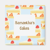 ストロベリーケーキ マグネット (正面)