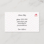 ストロベリーケーキ 名刺 (裏面)