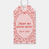 ストロベリーコケお洒落ットのお気に入り ギフトタグ (正面)