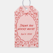 ストロベリーコケお洒落ットのお気に入り ギフトタグ (裏面)