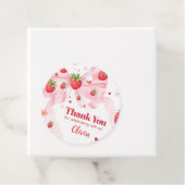 ストロベリーコケット誕生日パーティーラウンド フェイバータグ (インサイチュ)