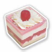 ストロベリーココナッツレイヤードデザート シール (正面)