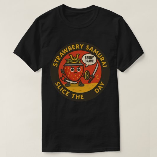 ストロベリーサムライスライスザデイ Tシャツ (デザイン正面)