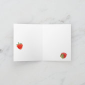 ストロベリーサンキューノートカード サンキューカード (内部)