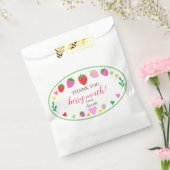 ストロベリーサンキューバースデーパーティー フェイバーバッグ (封をした状態)