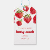 ストロベリーサンキューベリーの好意 ギフトタグ (正面)