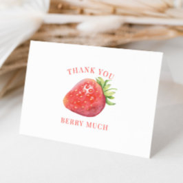 ストロベリーサンキューベリーハイサンキューカード サンキューカード