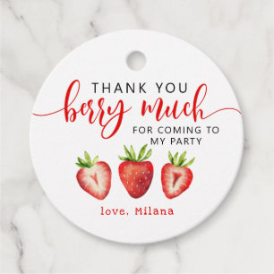 ストロベリーサンキューベリーラージガールズ誕生日 フェイバータグ
