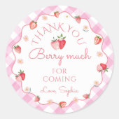 ストロベリーサンキューベリー来ズ ラウンドシール (正面)