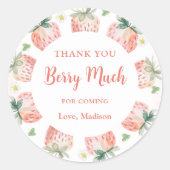 ストロベリーサンキューベリー ラウンドシール (正面)