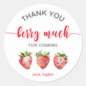 ストロベリーサンキューベリー ラウンドシール (正面)