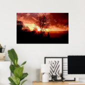 ストロベリーサンライズ ポスター (ホームオフィス)