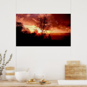 ストロベリーサンライズ ポスター (キッチン)