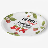 ストロベリーシックス誕生日 ペーパープレート (アングル)