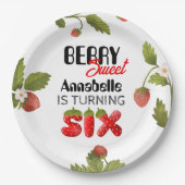 ストロベリーシックス誕生日 ペーパープレート (正面)