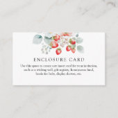 ストロベリーシャワー囲いカード エンクロージャーカード (正面)