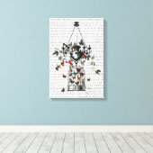 ストロベリーシャンデリア キャンバスプリント (インサイチュ (ウッドフロア))