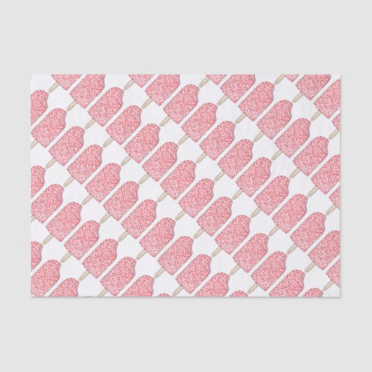 ストロベリーショートケーキエクレイルポップシクルティッシュペーパー 薄葉紙 (正面)