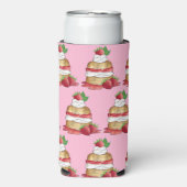 ストロベリーショートケーキデザートイチゴ スリム缶クーラー (Seltzer正面)