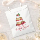 ストロベリーショートケーキデザートイチゴ フェイバーバッグ (クリップ留めされた状態)