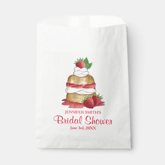 ストロベリーショートケーキデザートイチゴ フェイバーバッグ (正面)