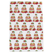 ストロベリーショートケーキデザートイチゴ ミディアムペーパーバッグ (正面)