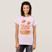 ストロベリーショートケーキ Tシャツ (正面フル)