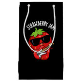 ストロベリージおもしろいームフルーツプンダークBG スモールペーパーバッグ (正面)