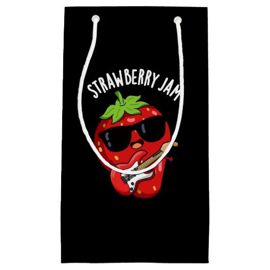 ストロベリージおもしろいームフルーツプンダークBG スモールペーパーバッグ (正面)