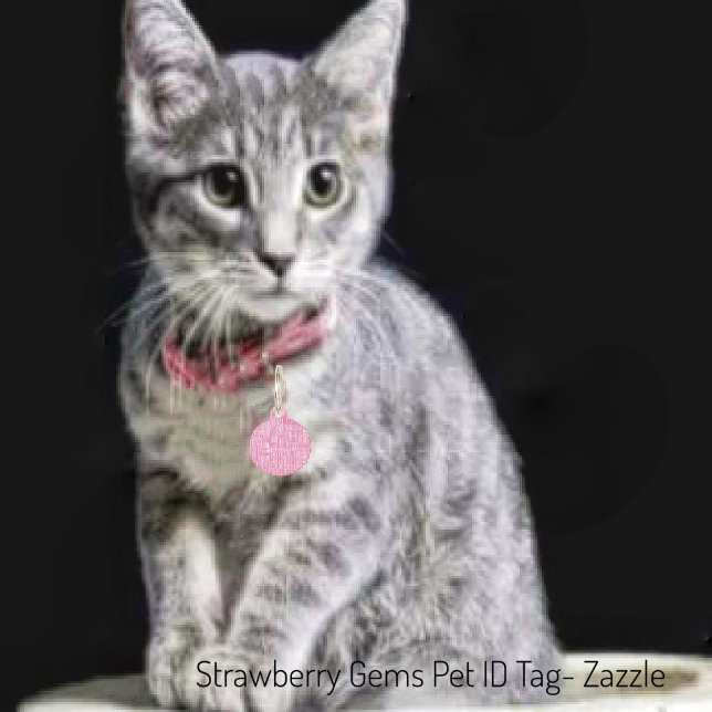 ストロベリージェム ペット　ネームタグ (クリエイターアップロード済み)